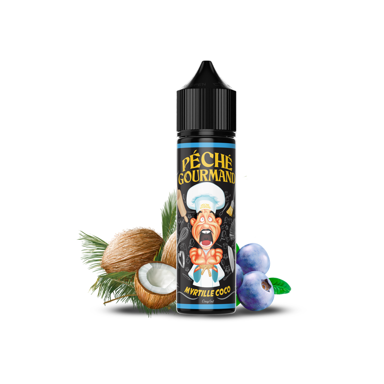 Myrtille Coco - Péché Gourmand - 50ml 0mg