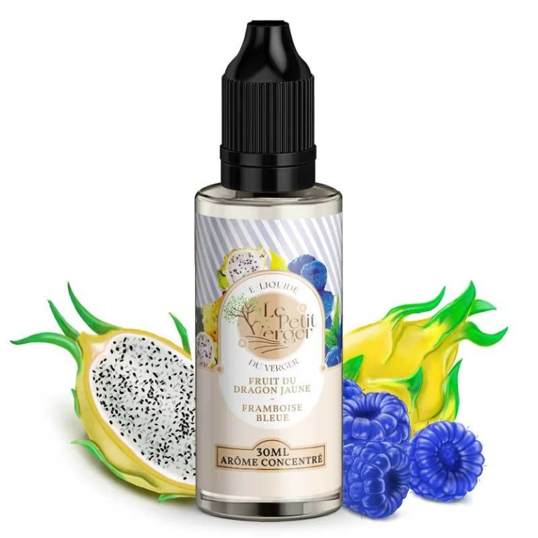Concentré Dragon jaune Framboise Bleue Petit verger 30ml