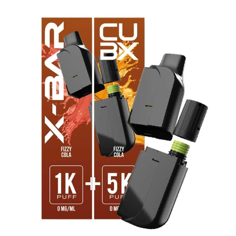 Cartouche pré-remplie CUBX Go X-Bar Fizzy Cola
