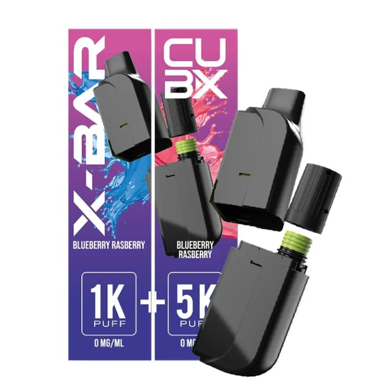 Cartouche pré-remplie CUBX Go X-Bar Blueberry Raspberry
