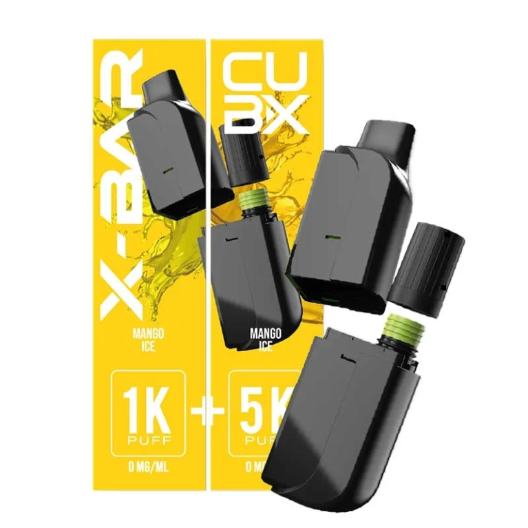 Cartouche pré-remplie CUBX Go X-Bar Mango Ice